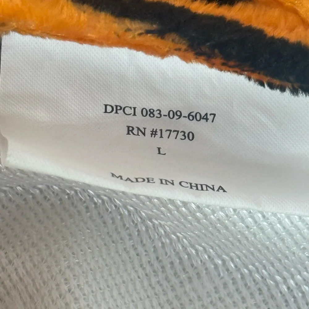 Hyde & EEK 2‎ Piece Tiger Dog Halloween Costume Large
